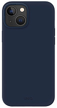 Чехол Uniq Lino для iPhone 14 Plus, синий IP6.7M(2022)-LINOBLU