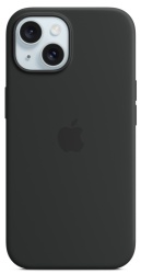 Чехол Apple iPhone 15 Plus Silicone Case с MagSafe, Black (MT103)