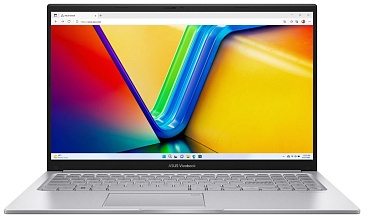 Asus Vivobook 15 X1504VA-BQ4056 15.6" (Intel Core 5 120U, Intel Graphics) 16ГБ, 512ГБ SSD, noOS, серебристый (90NB13Y2-M01PW0)