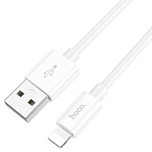 Кабель Hoco X87 Usb to Lightning 2.4A., 1м, белый