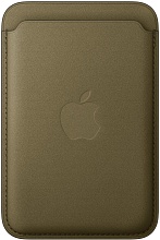 Кардхолдер Apple FineWoven Wallet (2026) с MagSafe для iPhone, оливковый (Dark Olive) MK9K4