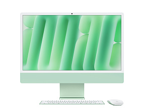 Apple iMac 24 Retina 4,5K (M4 10C/10C), 16 ГБ, 256 ГБ, зеленый