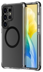 Чехол Uniq Combat с MagSafe для Galaxy S25 Ultra, черный (GS25UHYB-COMMBLK)