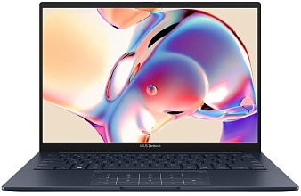 Ноутбук ASUS Zenbook 14 UX3405CA-PP1159 14" (Intel Core Ultra 7 255H, Intel Arc Graphics) 16ГБ, 1ТБ SSD, noOS, синий (90NB14W1-M01PR0)