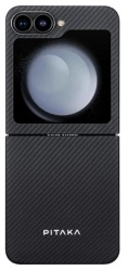 Чехол Pitaka MagEZ Case 5 Fusion Weaving для Samsung Galaxy Z Flip 6, черный/серый (FBFLIP6)