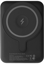 Внешний аккумулятор VLP Dual Magsafe 5000 mAh, черный