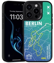 Чехол Benks City Series с MagSafe для iPhone 16 Pro Max, Berlin (C.K.QS.AP.BL.0066)