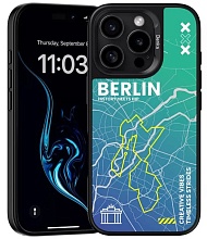 Benks City Series с MagSafe для iPhone 16 Pro Max, Berlin (C.K.QS.AP.BL.0066)