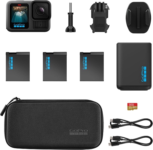 Экшн-камера GoPro HERO 13 Extended Power Bundle includes