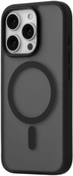 Чехол uBear Cloud Mag Case силк-тач с MagSafe для Apple iPhone 16 Pro, черный (CS430BL63PMT-I24M)