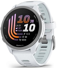 Смарт-часы Garmin Forerunner 170 Music, светло-серый и светло-серый/голубой ремешок (010-03920-01)