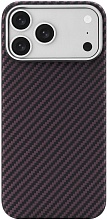 Чехол uBear Supreme Case Kevlar с MagSafe для iPhone 18 Pro Max, бургунди (CS722BR69PSP-I26M)