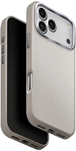 Чехол Uniq Lyden Premium Leatherette с MagSafe для iPhone 17 Pro Max, серый (IP6.9P(2025)-LYDMCLAY)