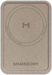 Кардхолдер Magssory Duo с подставкой и магнитами, с Magsafe, латте (Latte)
