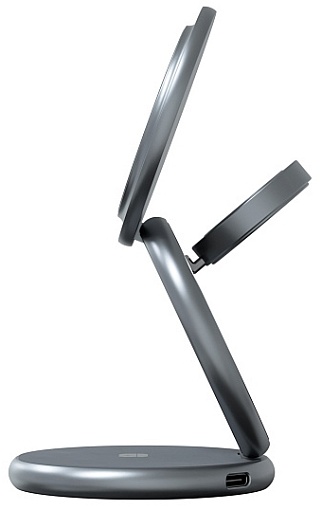 Зарядная станция Magssory Signature Disc Pro 3 в 1 для Apple Qi2