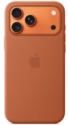 Чехол Apple Silicone Case с MagSafe для iPhone 17 Pro Max, коричневый (Terra Cotta) MGFQ4FE/A