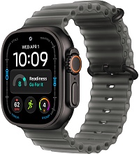 Apple Watch Ultra 4 (2026) 49mm Black Titanium Case with Translucent Black Ocean Band