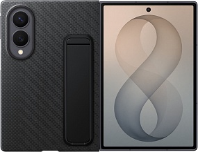 Samsung Carbon Standing Case Samsung Galaxy Z Fold8, графитовый черный