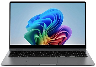 Samsung Galaxy Book 5 Pro 360 16" (Intel Core Ultra 7 258V, Intel Arc Graphics 140V) 32ГБ, 1ТБ SSD, Windows 11 Home, серый (NP960QHA-KG1HK)