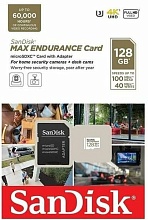 SanDisk MAX Endurance microSDXC 128 ГБ class 10 UHS-1 U3 V30, (SDSQQVR-128G-GN6IA)