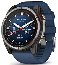 Garmin Quatix 8 51 mm AMOLED Sapphire, Titanium, черный (010-02905-91)
