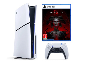 Игровая приставка Sony PlayStation 5 Slim 1ТБ SSD (c дисководом) + игра Diablo IV (4)