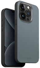Чехол UNIQ Lyden DS with MagSafe для iPhone 15 Pro, светло-синий/черный (IP6.1P(2023)-LDSWBLUBLK)
