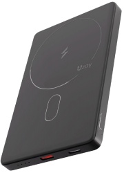 Внешний аккумулятор Uzay Power Bank Slim 5000 mAh 20W, черный (2011001)
