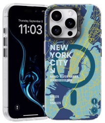 Чехол Benks City Series с MagSafe для iPhone 16 Pro Max, New York (C.K.QS.AP.CB.B066)