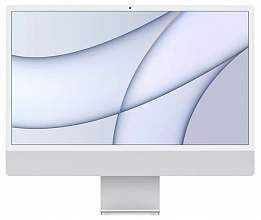 Моноблок Apple iMac 24", 2021 г. MGTF3RU/A 8-Core CPU 7-Core GPU/8 ГБ/256GB SSD/23.5"/4480x2520/MacOS (Серебро)