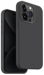 Чехол Uniq Lino Hue c MagSafe для iPhone 15 Pro, серый (IP6.1P(2023)-LINOHMGRY)
