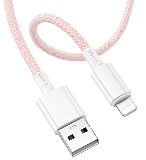 Кабель Borofone USB - Lightning 1m 2.4А BX117
