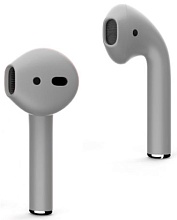 Наушники Apple Airpods 2 Color (без беспроводной зарядки чехла) (Silver matte)
