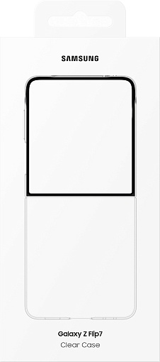 Чехол Samsung Clear Case для Galaxy Z Flip7