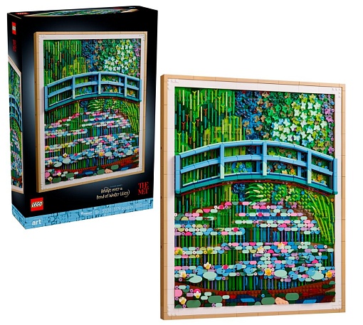 Конструктор LEGO ART 31220 Клод Моне: Мост через пруд с водяными лилиями