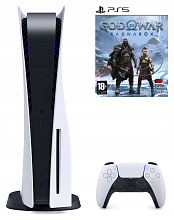 Игровая приставка Sony PlayStation 5 825 Гб + God of War: Ragnarök