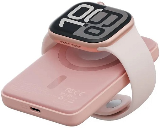 Внешний аккумулятор с беспроводной зарядкой EnergEA Bazic GoPower SNAP 5K 15W +С 20W +AW