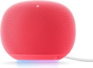 Умная колонка Google Home Speaker, красный (Berry Coral)