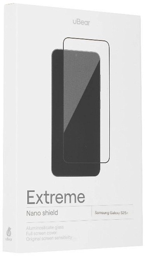 Защитное стекло uBear Extreme Nano Shield для Samsung Galaxy S25+