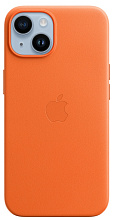 Кожаный чехол MagSafe для iPhone 14 - Orange (MPP83ZM/A)