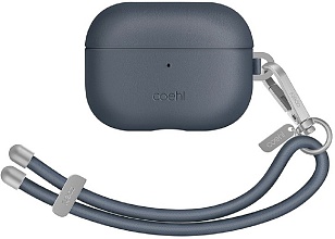 Чехол Uniq Coehl с ремешком для Airpods Pro 2, Sapphire Blue (AIRPODSPRO2-HAVSPBLUE)