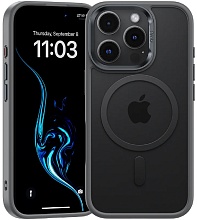 Чехол силиконовый Benks Mist Protective Case с MagSafe для iPhone 16 Pro, серый (C.K.FF.AP.GR.0065)