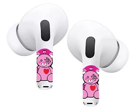 Наклейки VLP Easy Art для AirPods Pro/Pro2, pink teddy (1141028)
