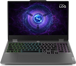 Lenovo LOQ 15IRX9 15.6" (Intel Core i7 13650HX, NVIDIA GeForce RTX 4050) 24ГБ, 512ГБ SSD, noOS, серый (83DV00ULPS)