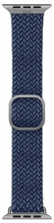 Плетеный ремешок Uniq ASPEN Strap Braided для Apple Watch 42/44/45мм, синий
