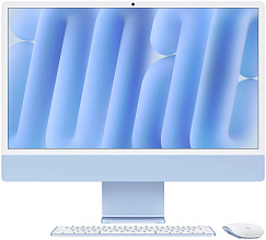 Моноблок Apple iMac 24 Retina 4,5K (M4, 8C CPU/8C GPU, 2024), 16 Гб, 1 Тб SSD, синий (Z1E5000CT)