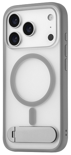Чехол uBear Stand 360° Mag Case с MagSafe для iPhone 17 Pro (силикон, софт-тач)