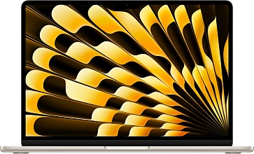 Apple MacBook Air 13 (M4, 10C CPU/8C GPU, 2025), 16 ГБ, 256 ГБ SSD, Starlight (сияющая звезда) MW0Y3 (RU)
