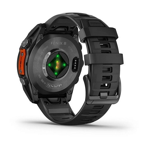 Часы Garmin Fenix 8 47mm Amoled Sapphire Carbon