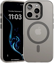 Чехол силиконовый Benks Lucid Armor Case с MagSafe для iPhone 16 Pro, серый (C.K.PC.AP.GR.0065)